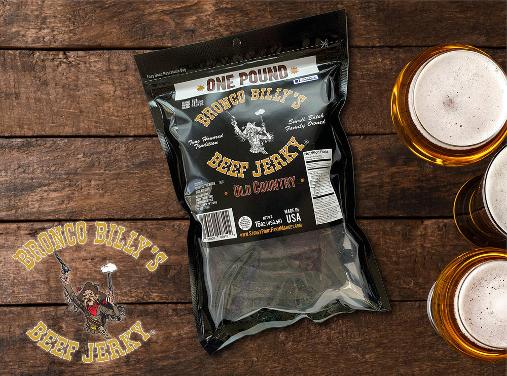 Bronco Billy's textura de tiras ahumadas a hickory, realza sabor auténtico