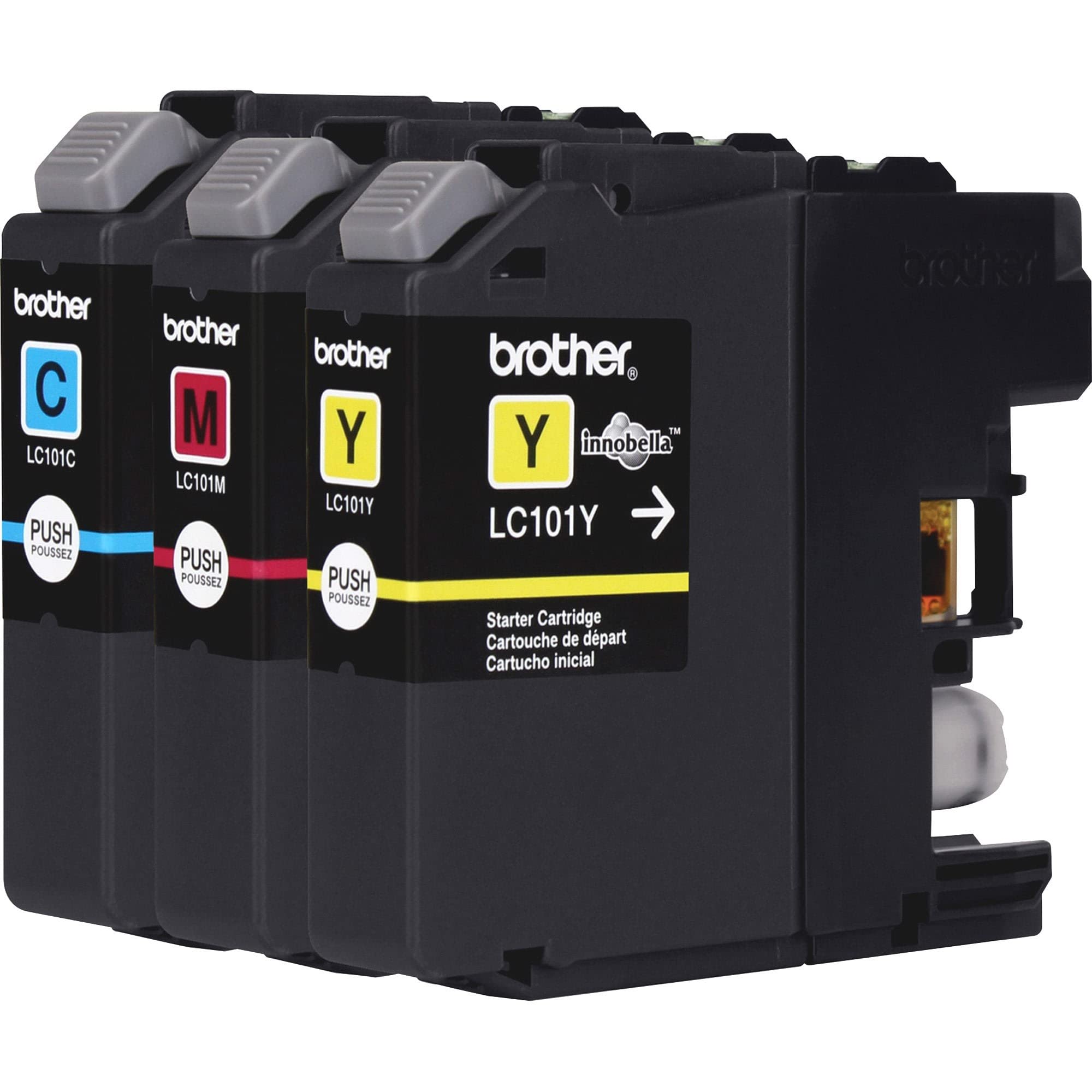 Brother cartucho comparación de tamaño para referencia de escala