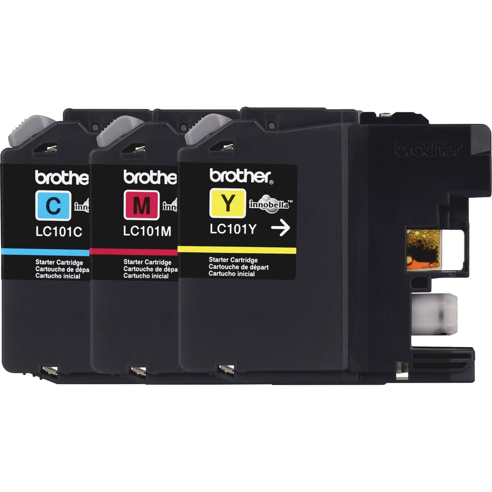 Brother impresora en uso con cartuchos instalados para impresión fiable