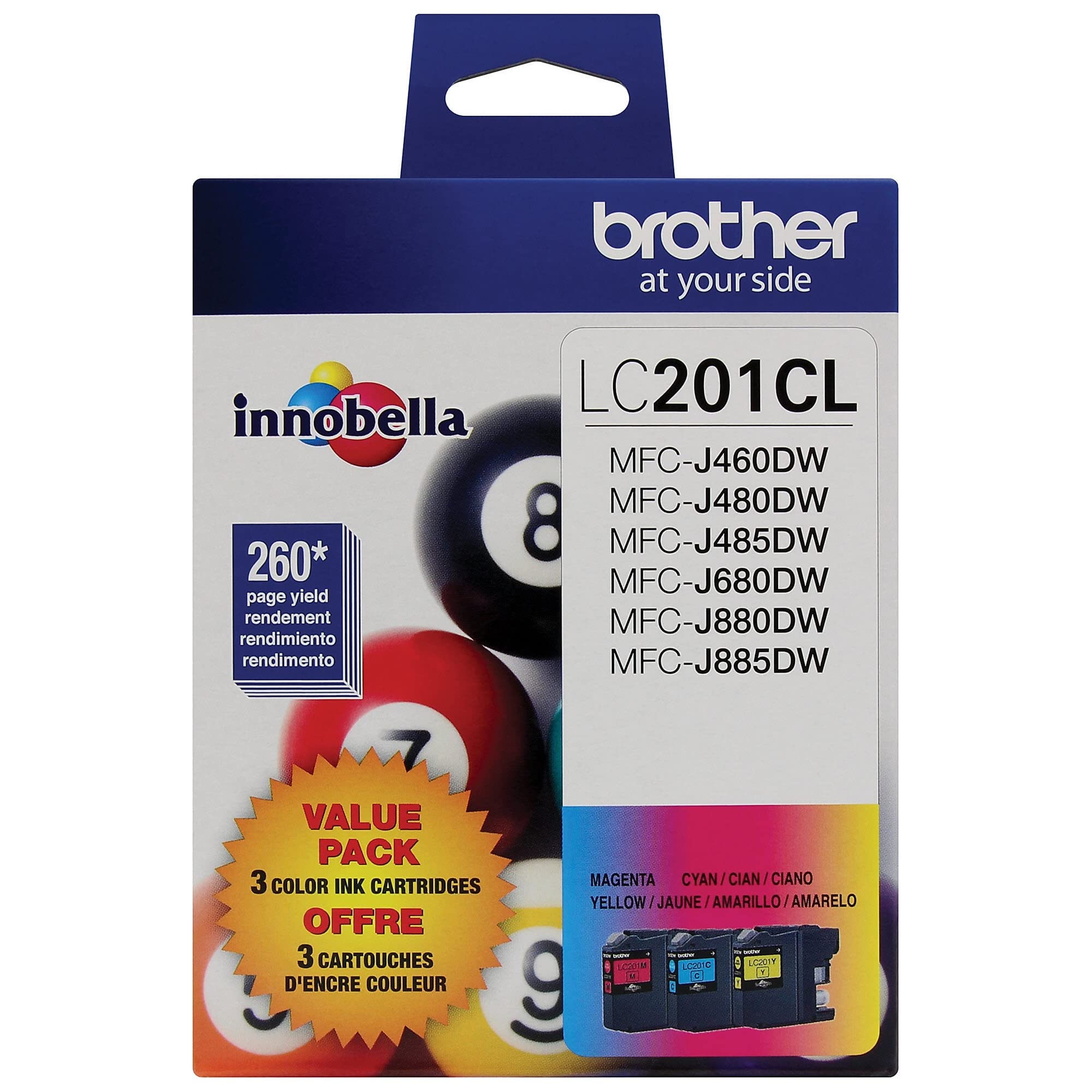 Brother cartucho magenta LC2013 primer plano que facilita sustitución
