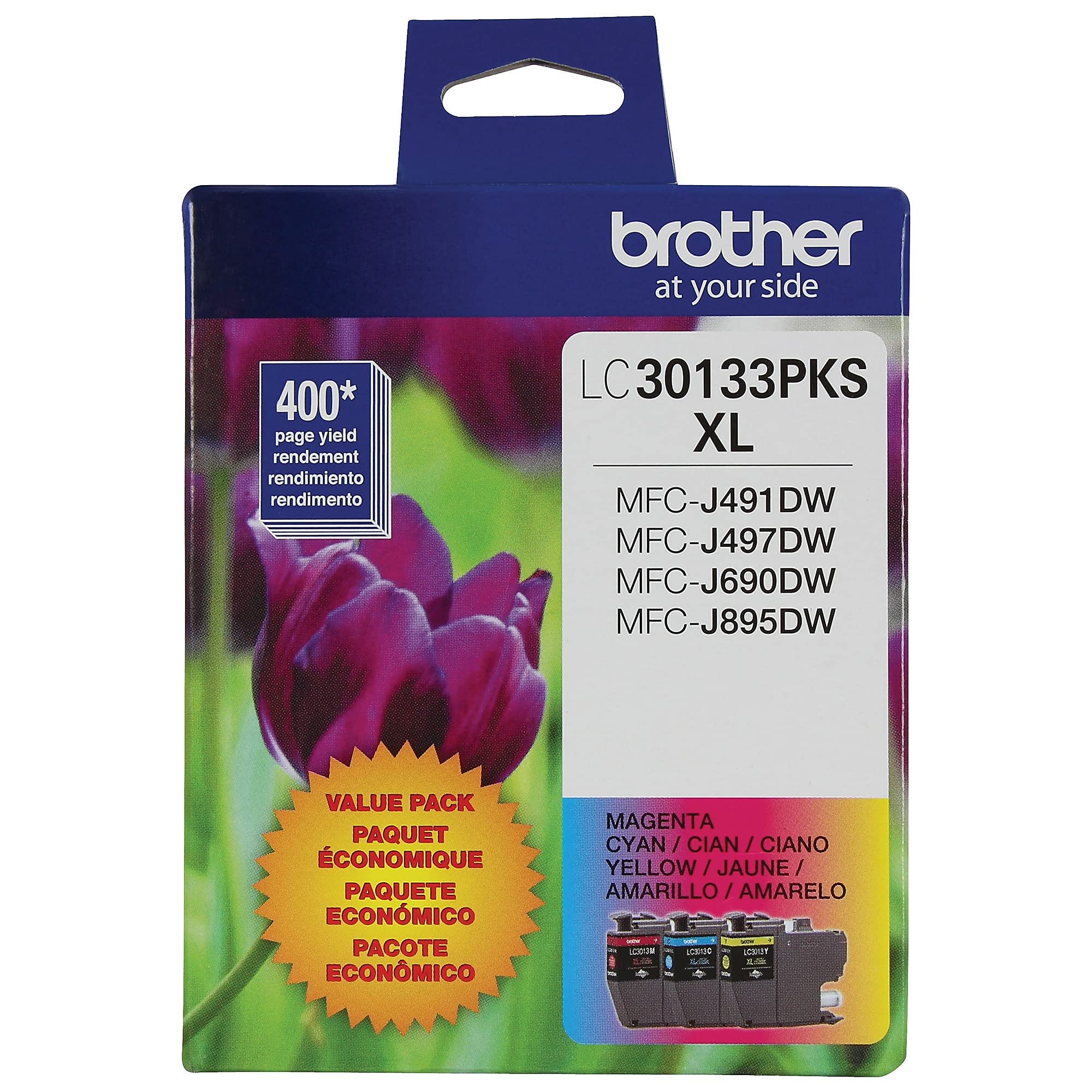 Brother LC3013 cartucho cian primer plano con sellado anti-fugas y facilidad