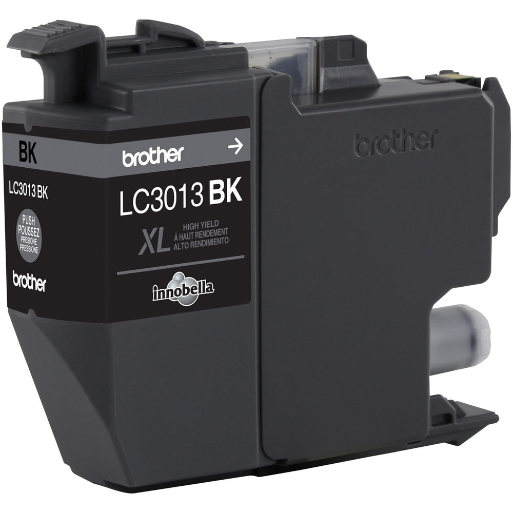 Brother LC3013BK cartridge close-up of nozzle for reliable crisp text