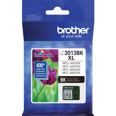 Brother LC3013BK with recycling box highlighting eco-friendly disposal