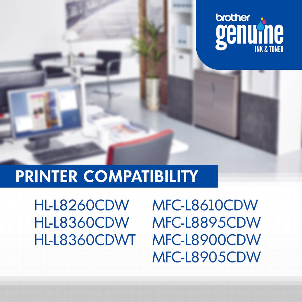 Brother TN-431 cartridge installed in compatible Brother printer for smooth replacement