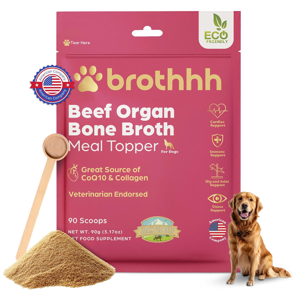 brothhh empaque frontal que muestra topper nutritivo y beneficio de sabor