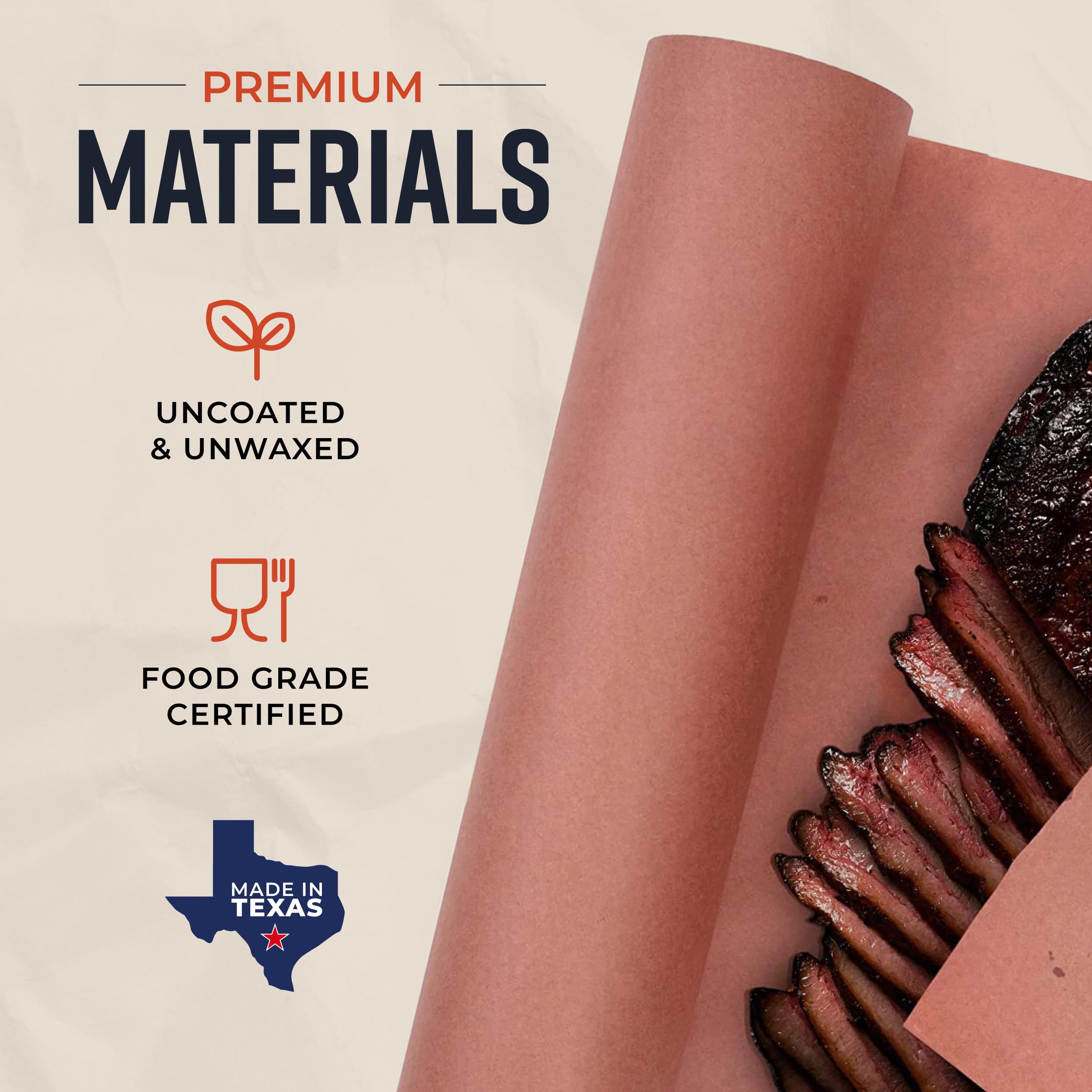 Bryco Goods envolviendo brisket con papel, facilita sellado y transporte