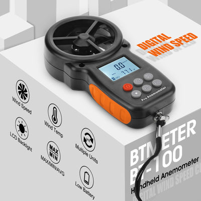 BTMETER BT-100 rotor close-up highlighting vanes for sensitive low-flow detection