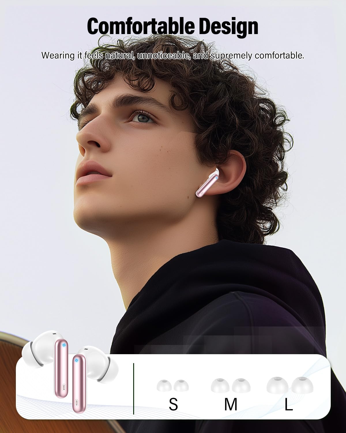Btootos auriculares en escenario urbano mostrando uso diario y resistencia IP7