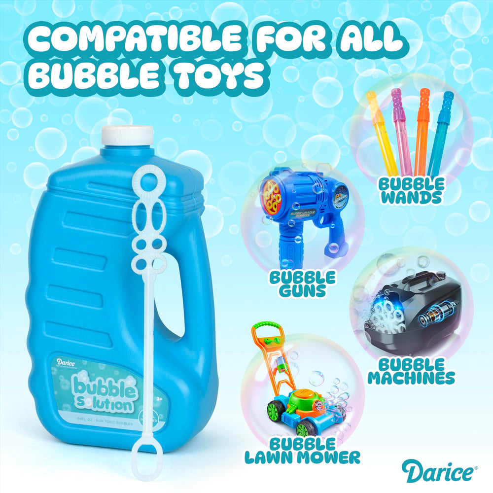 Bubble Play Darice bottle in hand demonstrating built-in handle for comfortable transport