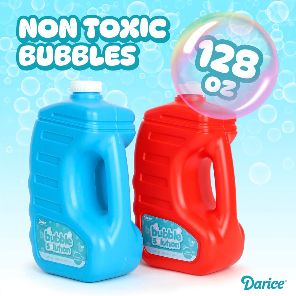 Bubble Play Darice pour-top closeup highlighting spill-reducing design for easy refills