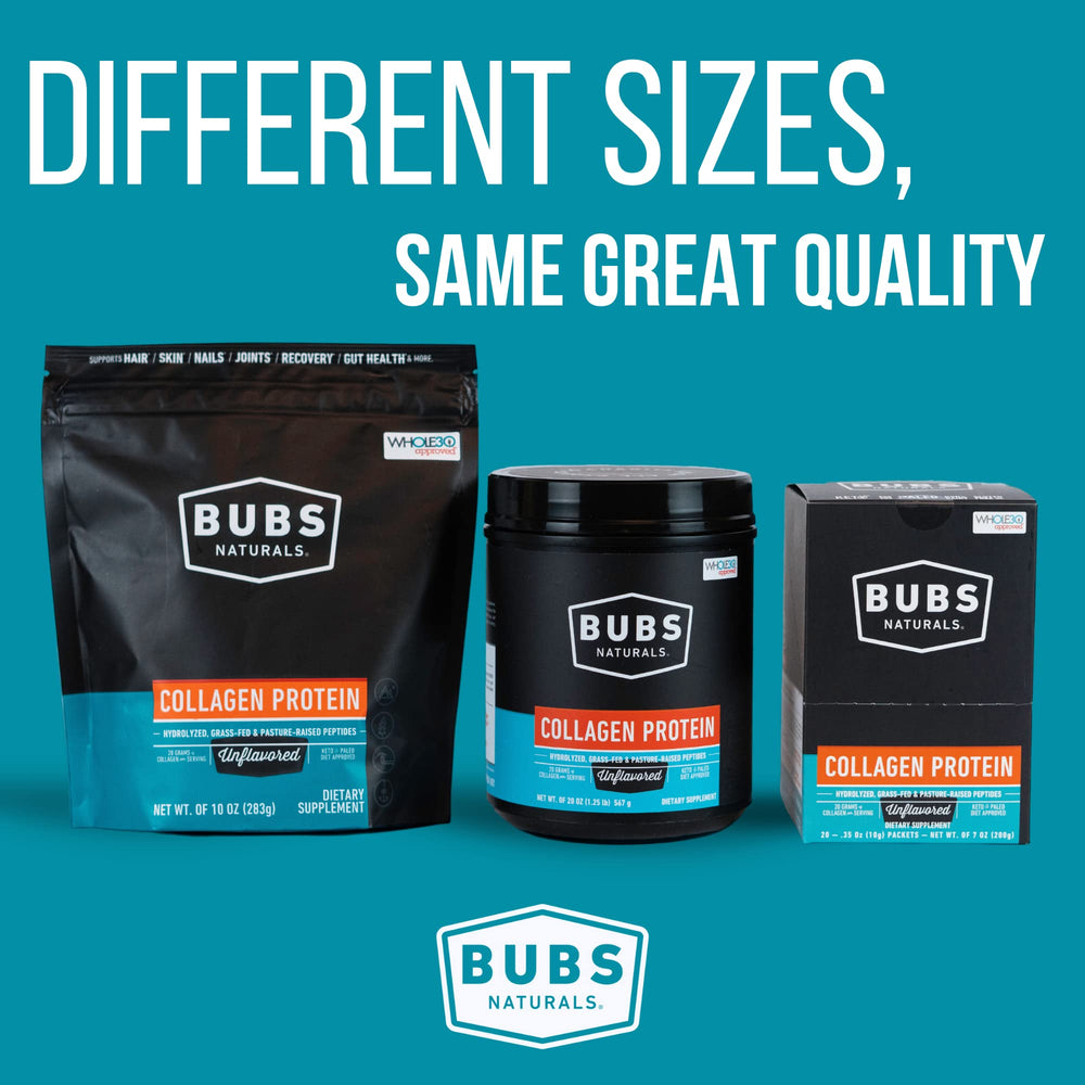 Uso culinario con BUBS Naturals colágeno en receta casera, facilidad de integración
