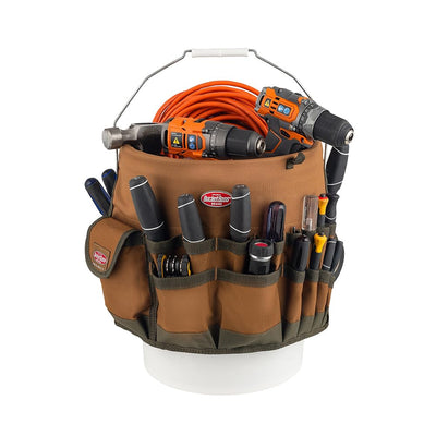 Bucket Boss bolsillos múltiples con herramientas para acceso rápido