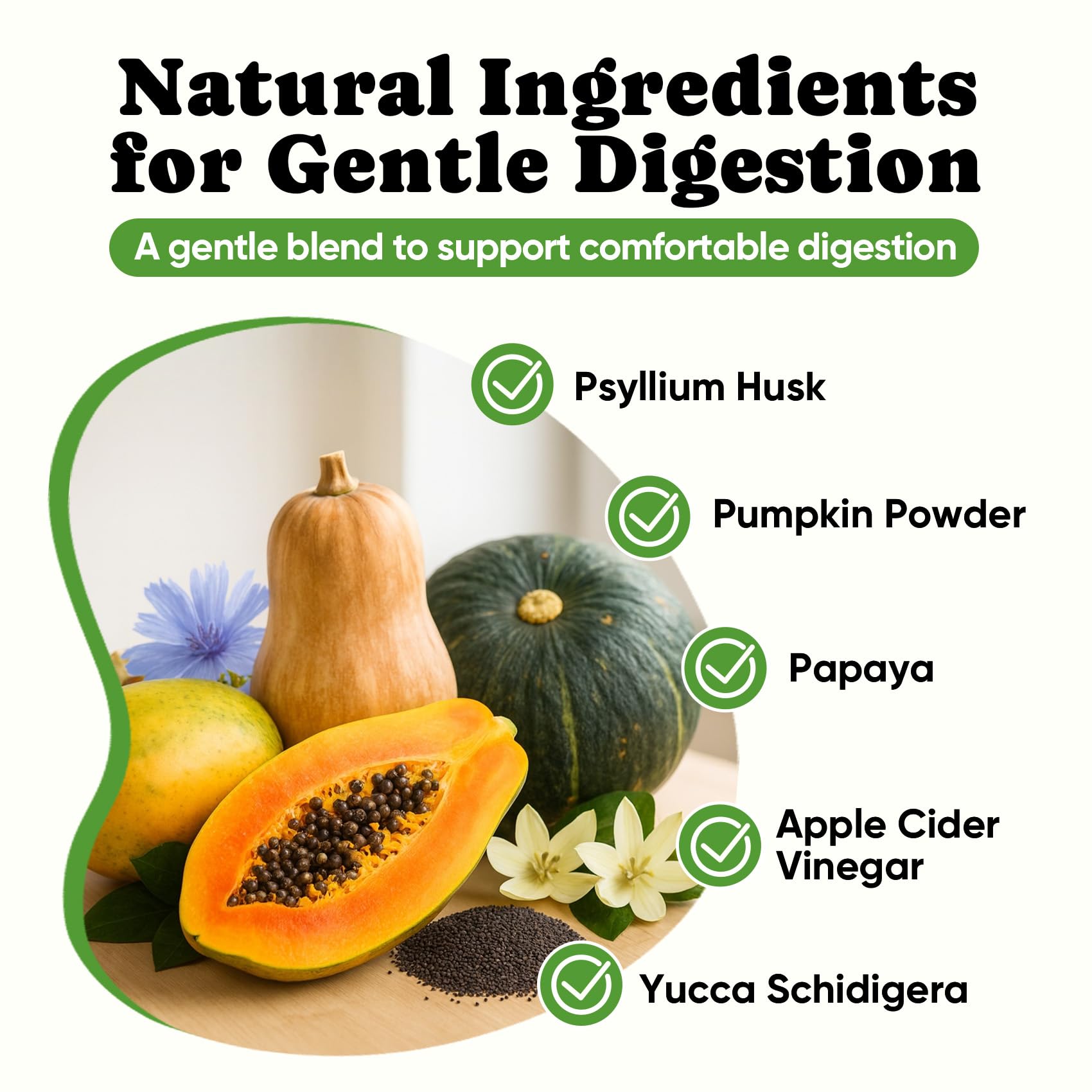 BuddyCheer etiqueta nutricional legible con cepas probióticas listadas