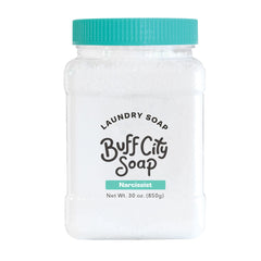 Buff City Soap frasco Narcissist vista frontal con fragancia atractiva