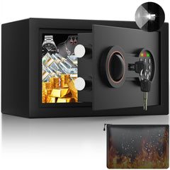 Bukumo front closed safe showing compact profile and quick concealment benefit