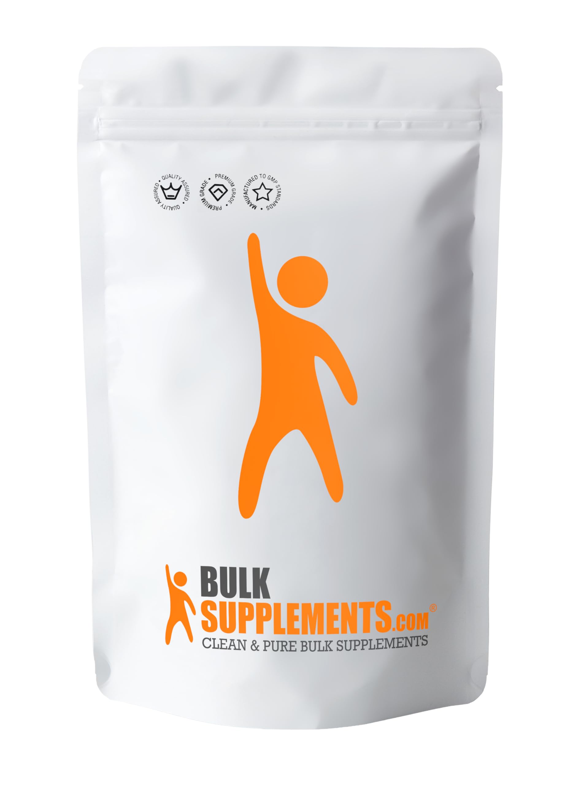 BulkSupplements envase abierto con detalle del contenido y facilidad de medición