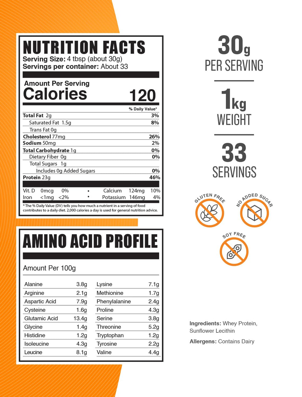 BulkSupplements primer plano textura del polvo para mezcla suave y sin grumos