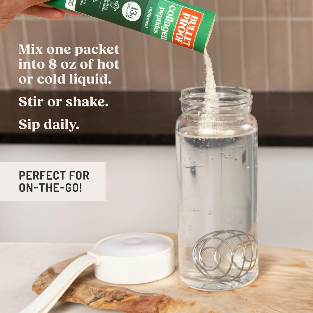 Bulletproof añadido a batido nutritivo para mayor versatilidad