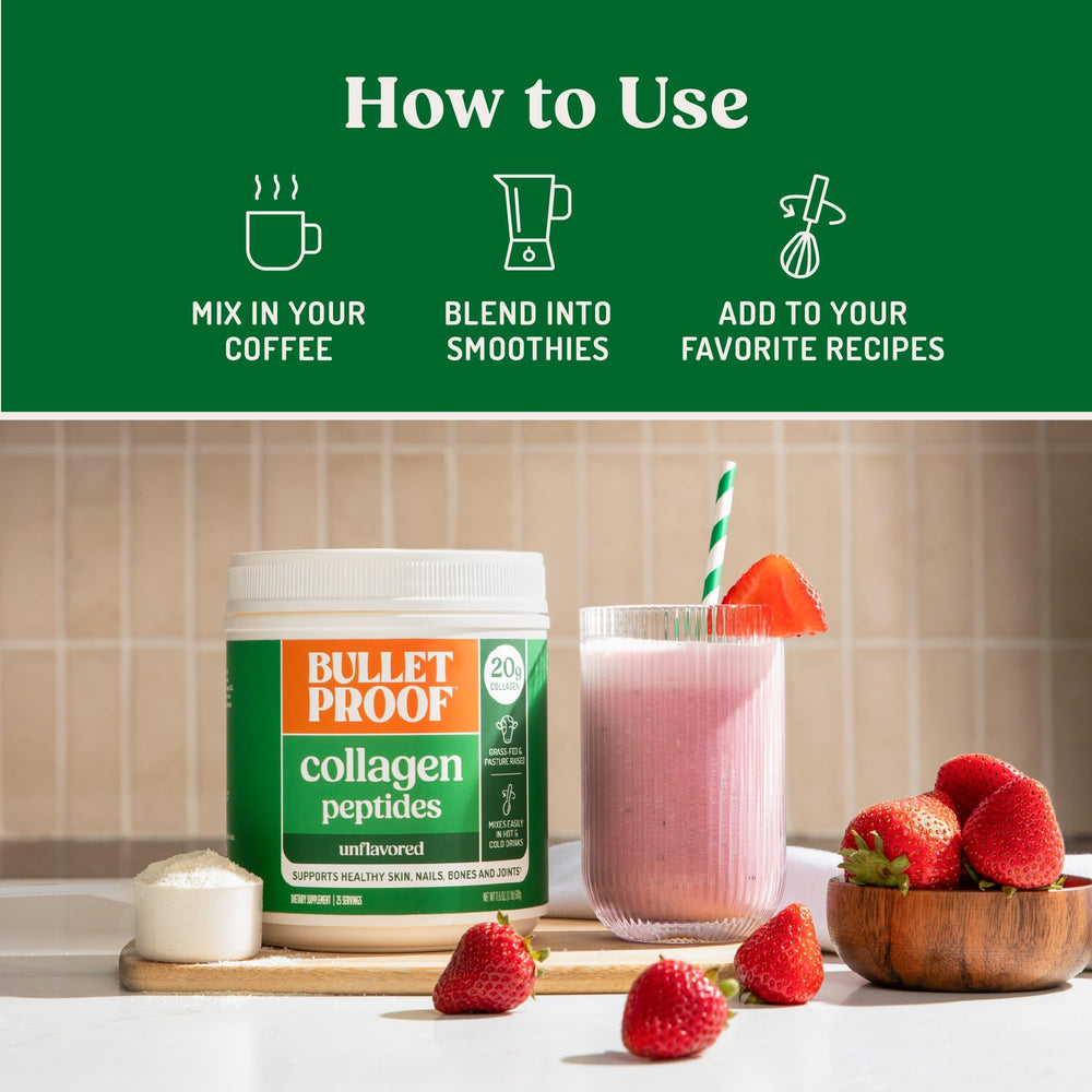 Bulletproof cuchara con porción para medir 20 g por servicio