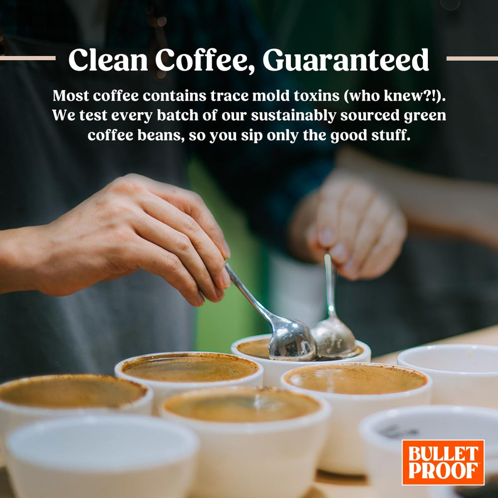 Bulletproof etiqueta con certificación Rainforest Alliance y trazabilidad