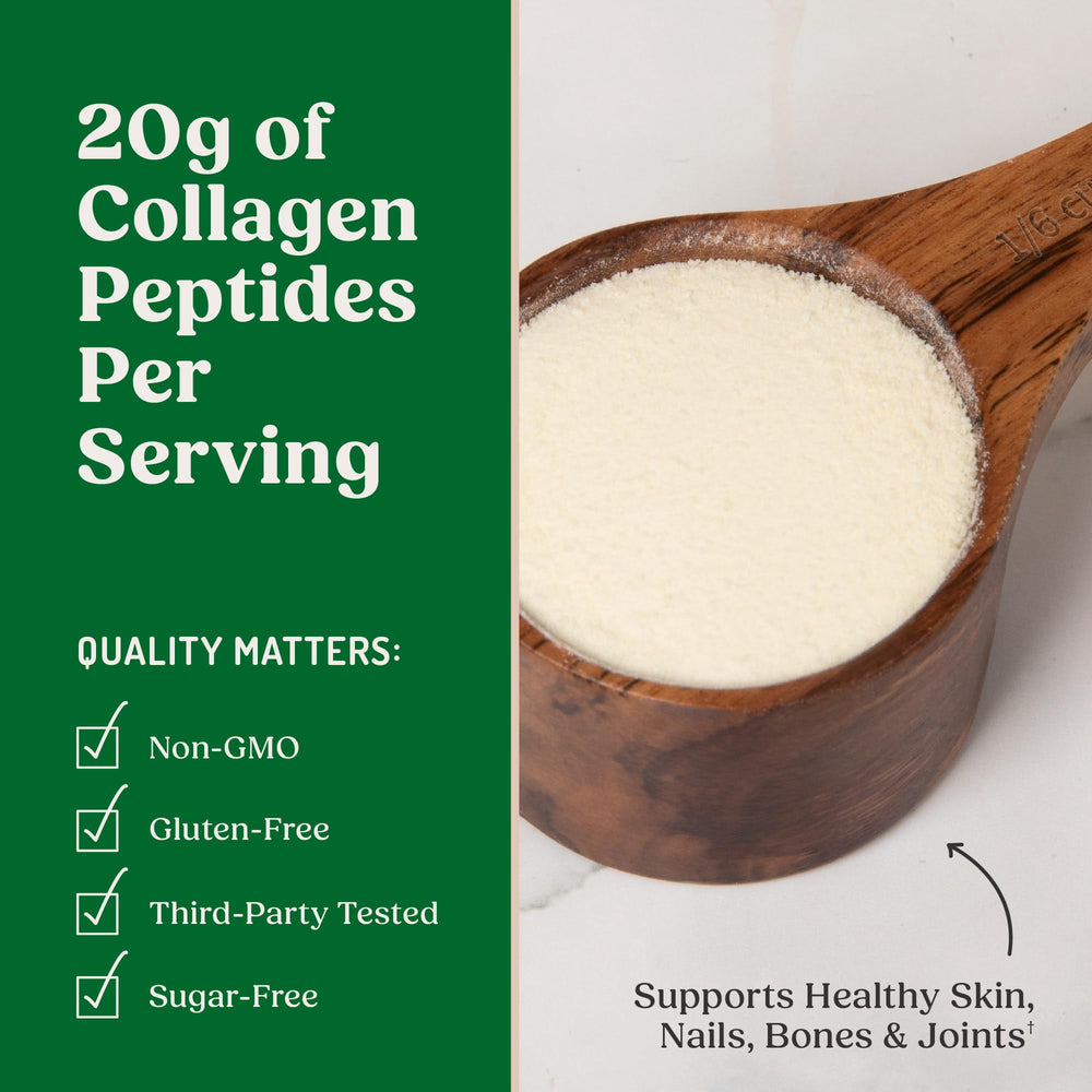 Bulletproof colágeno en batido para recuperación y nutrición