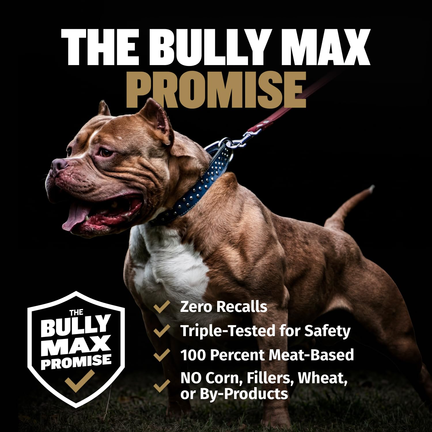 Bully Max bolsa abierta con chuches visibles para control de porciones
