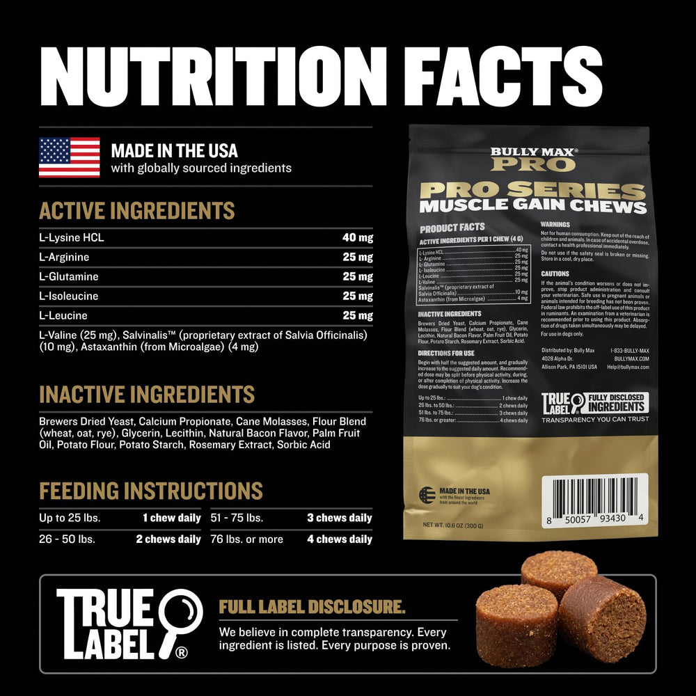 Bully Max ingredientes con destaque a astaxantina y su beneficio antioxidante