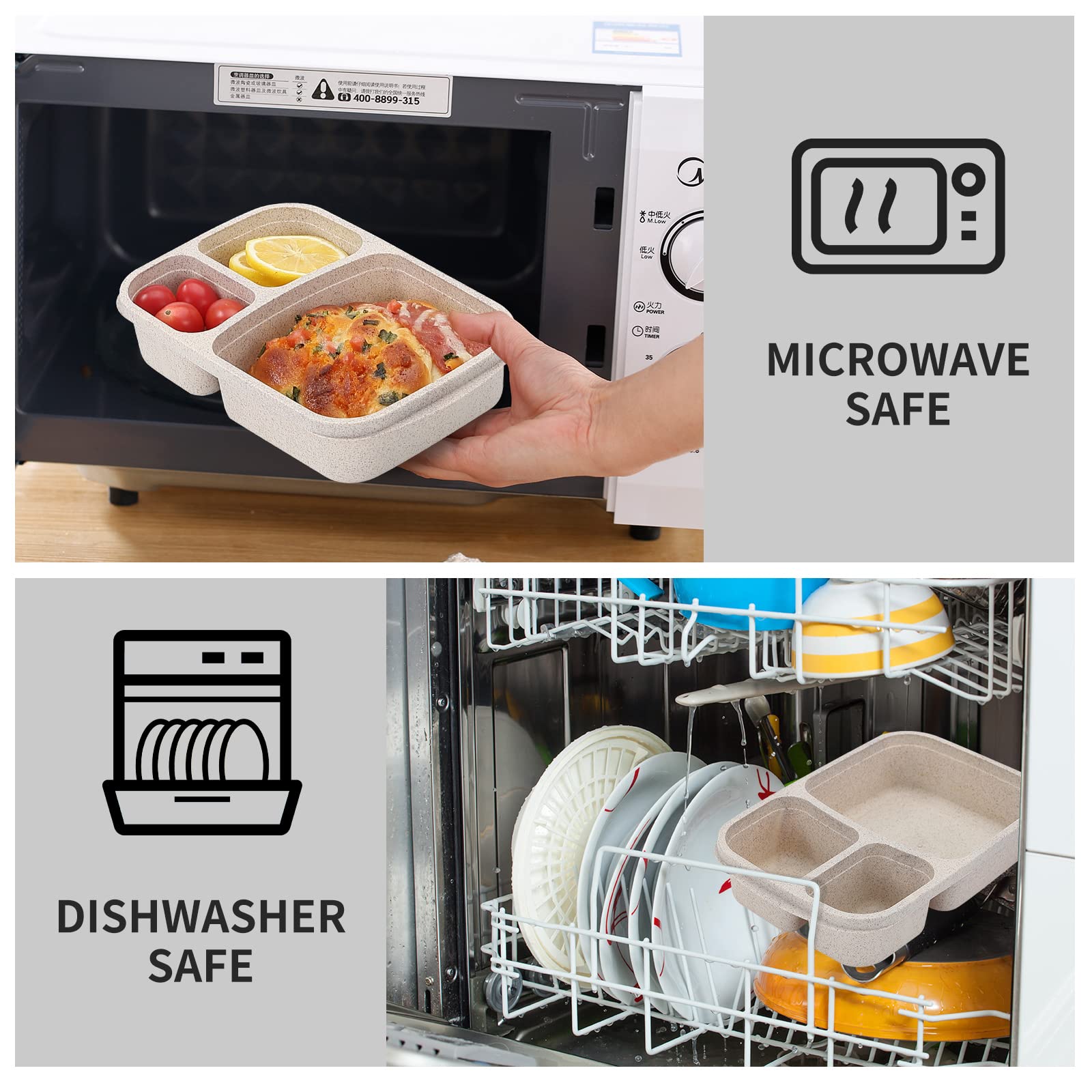 buluker fiambreras apiladas ahorro de espacio en cocina o mochila