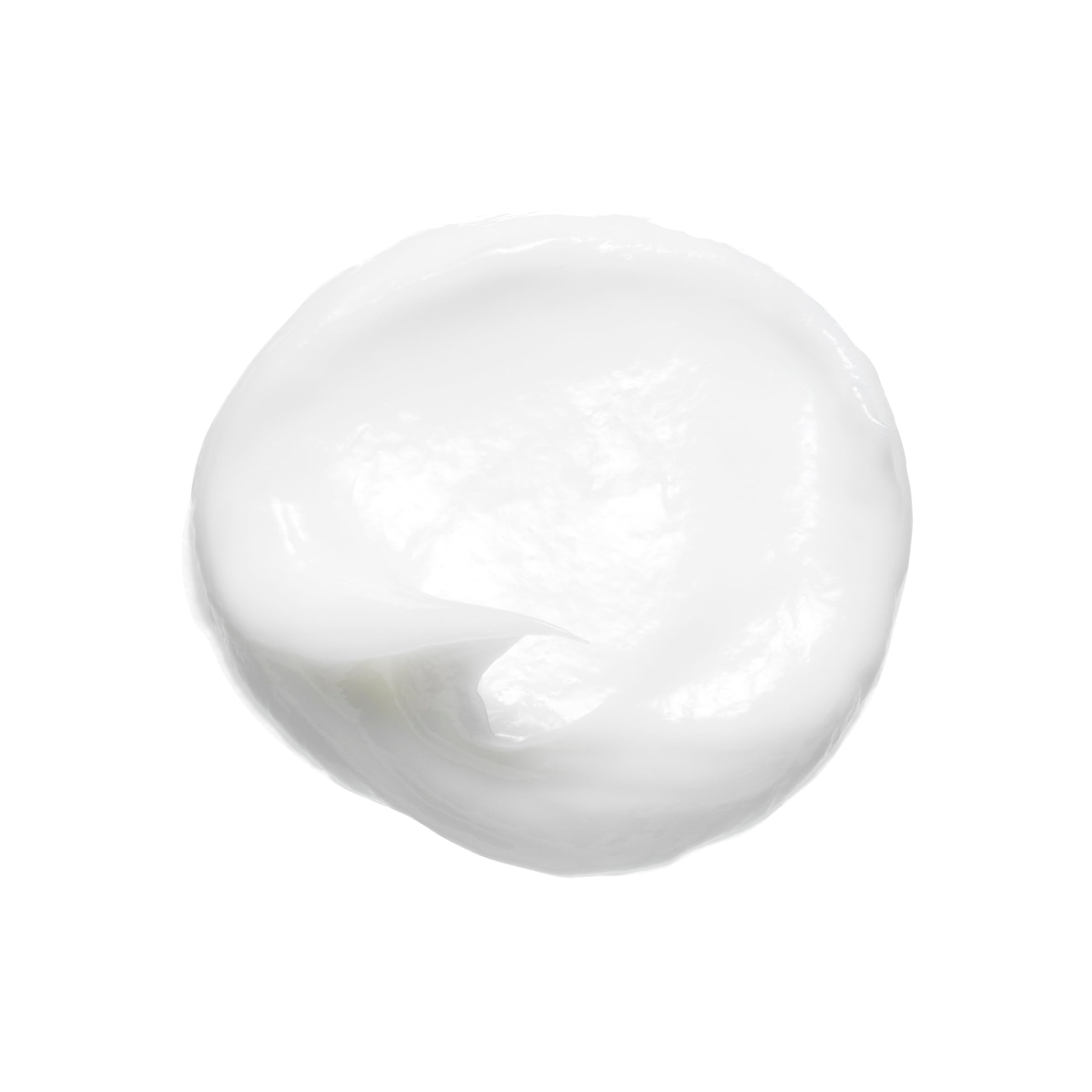 Bumble and bumble creamy texture swiped on hand displaying moisturizing slip