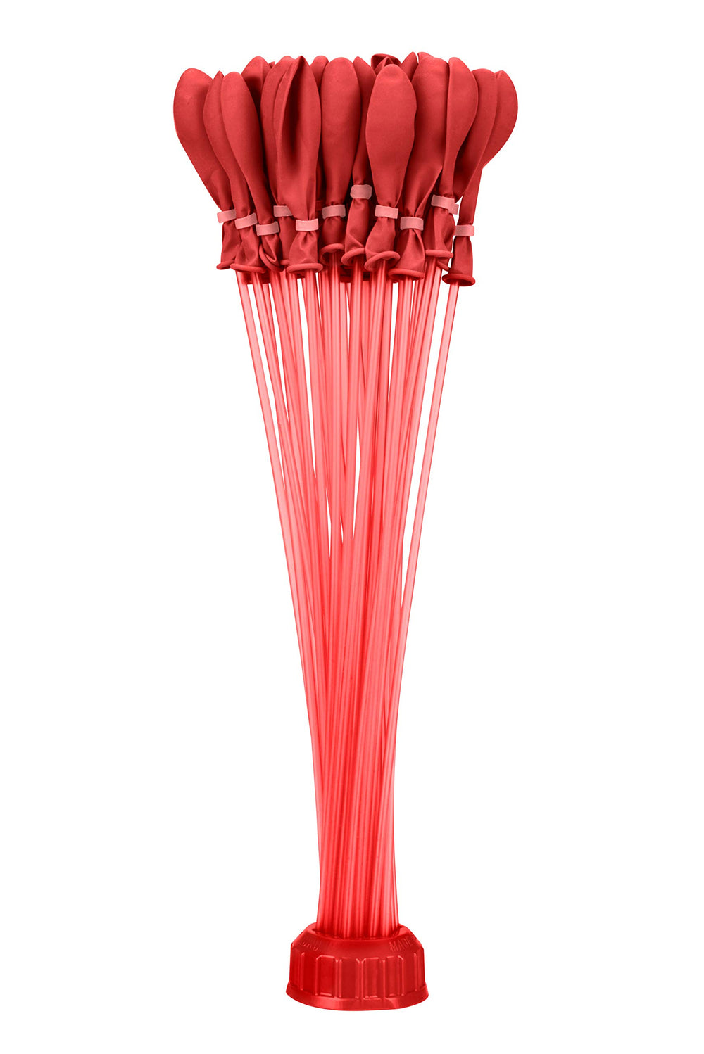 Bunch O Balloons stem connector close-up demonstrating O-ring seal for fast filling