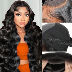 bunGiol primer plano textura body wave, brillo y movimiento definidos