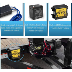 BUNKER INDUST panel LED indicando estado de carga para seguridad preventiva