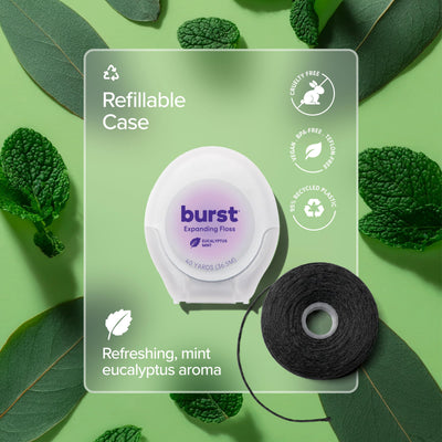 BURST en baño junto a cepillo, muestra uso diario y comodidad