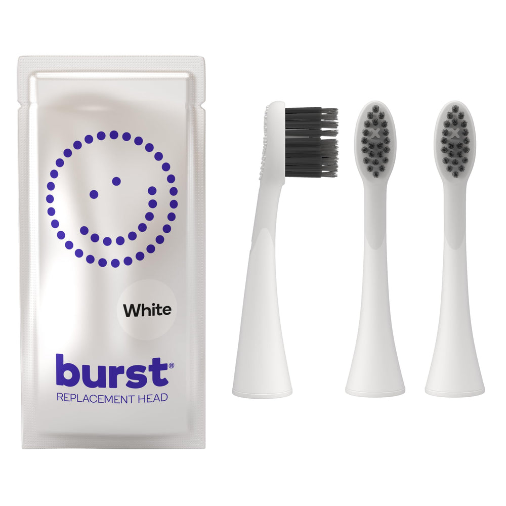 Burst cabezal frontal empaque mostrando diseño y compatibilidad