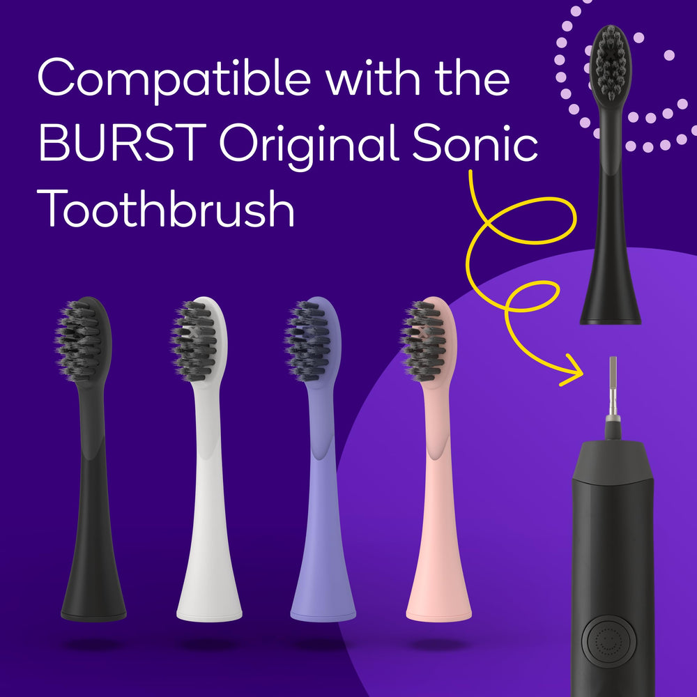 BURST primer plano de la textura de cerdas suaves que cuidan esmalte