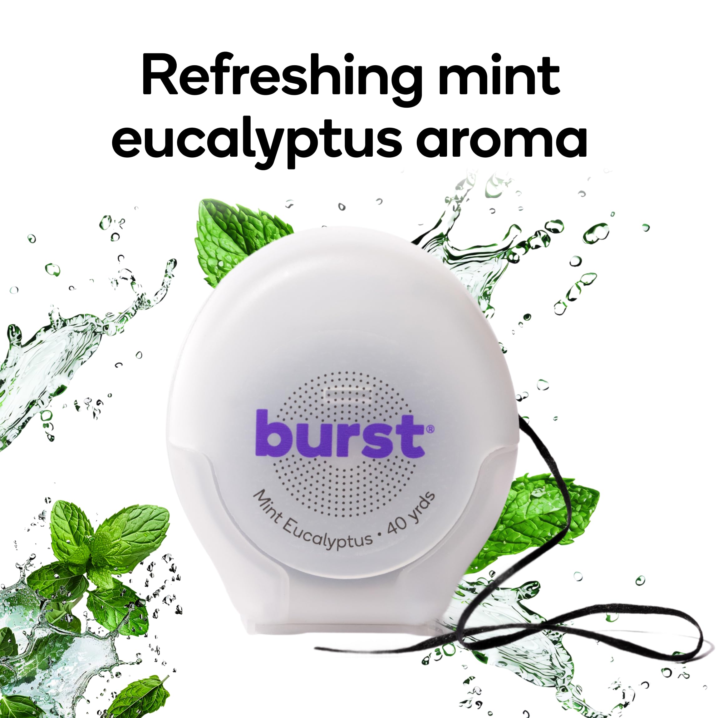 BURST estuche recargable abierto con bobina lista para reemplazo