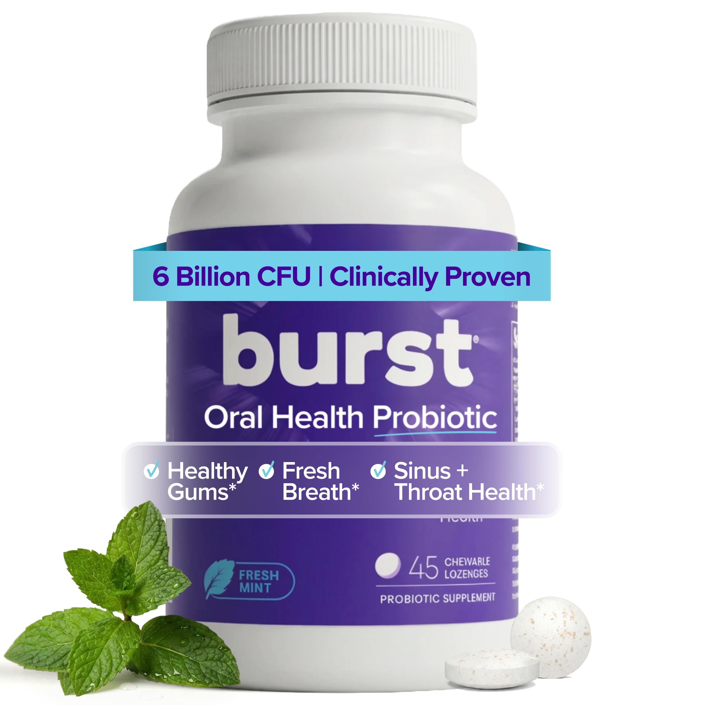 Burst frontal del envase mostrando la etiqueta y beneficios