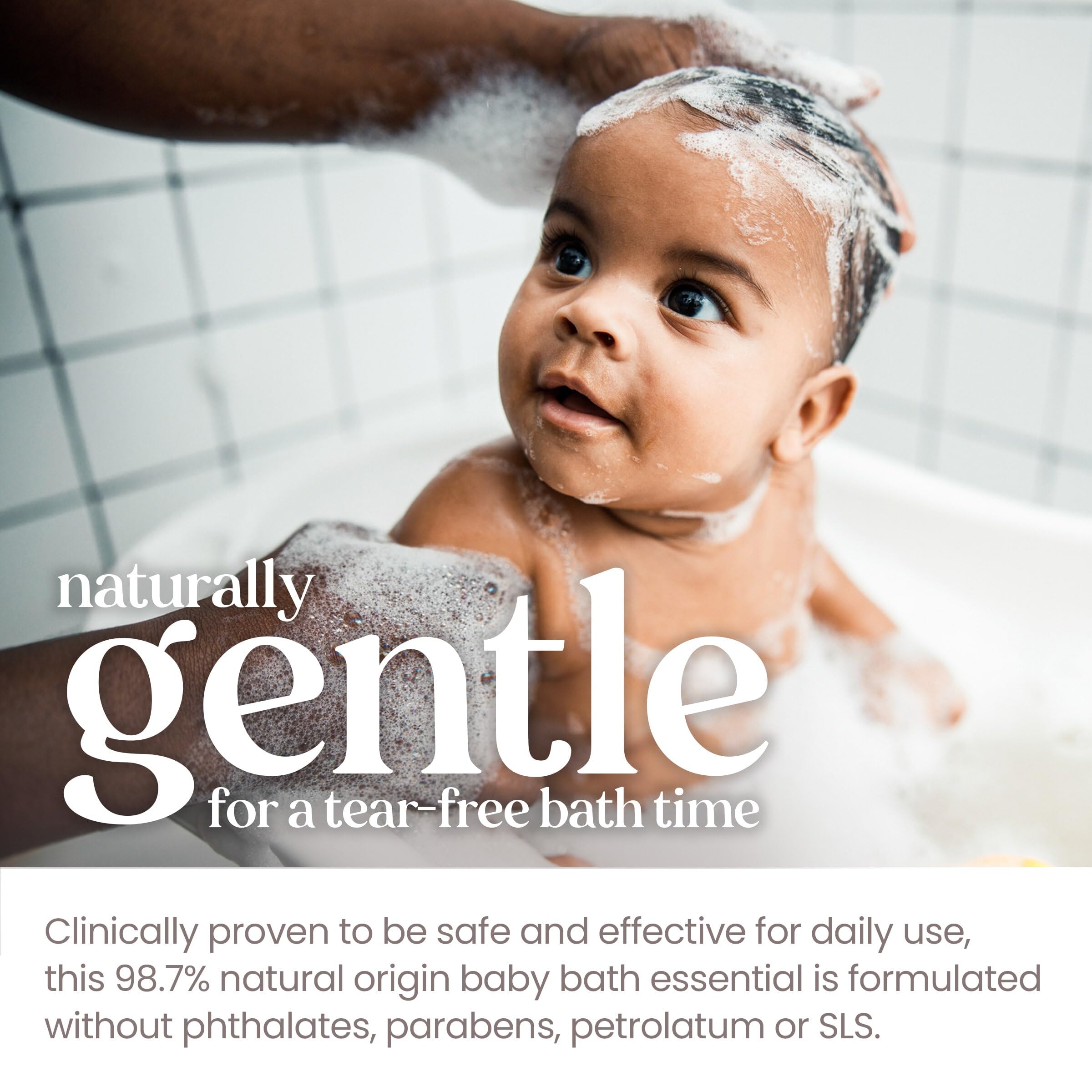 Burt's Bees aplicación en mano para baño sin lágrimas