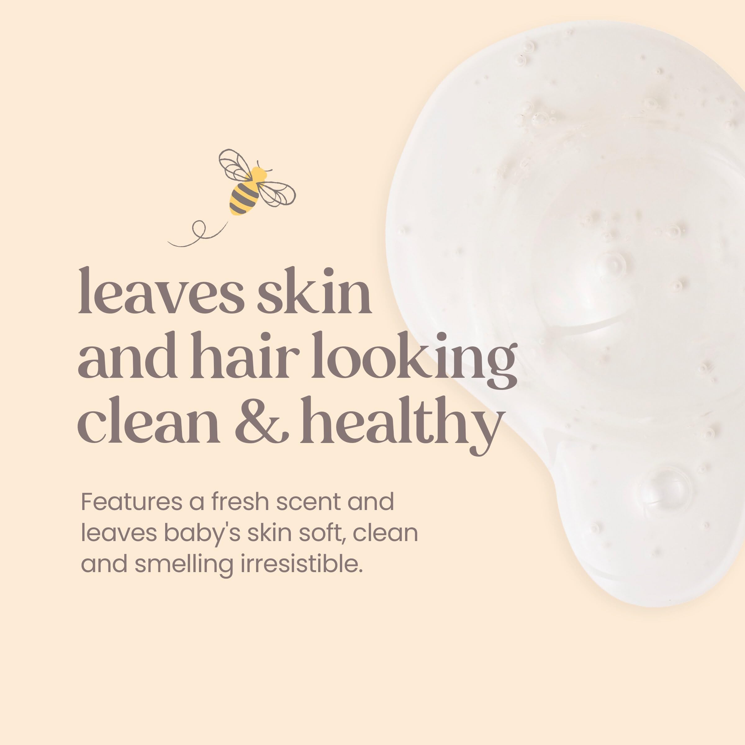 Burt's Bees botella con etiqueta Original y 98.7% natural