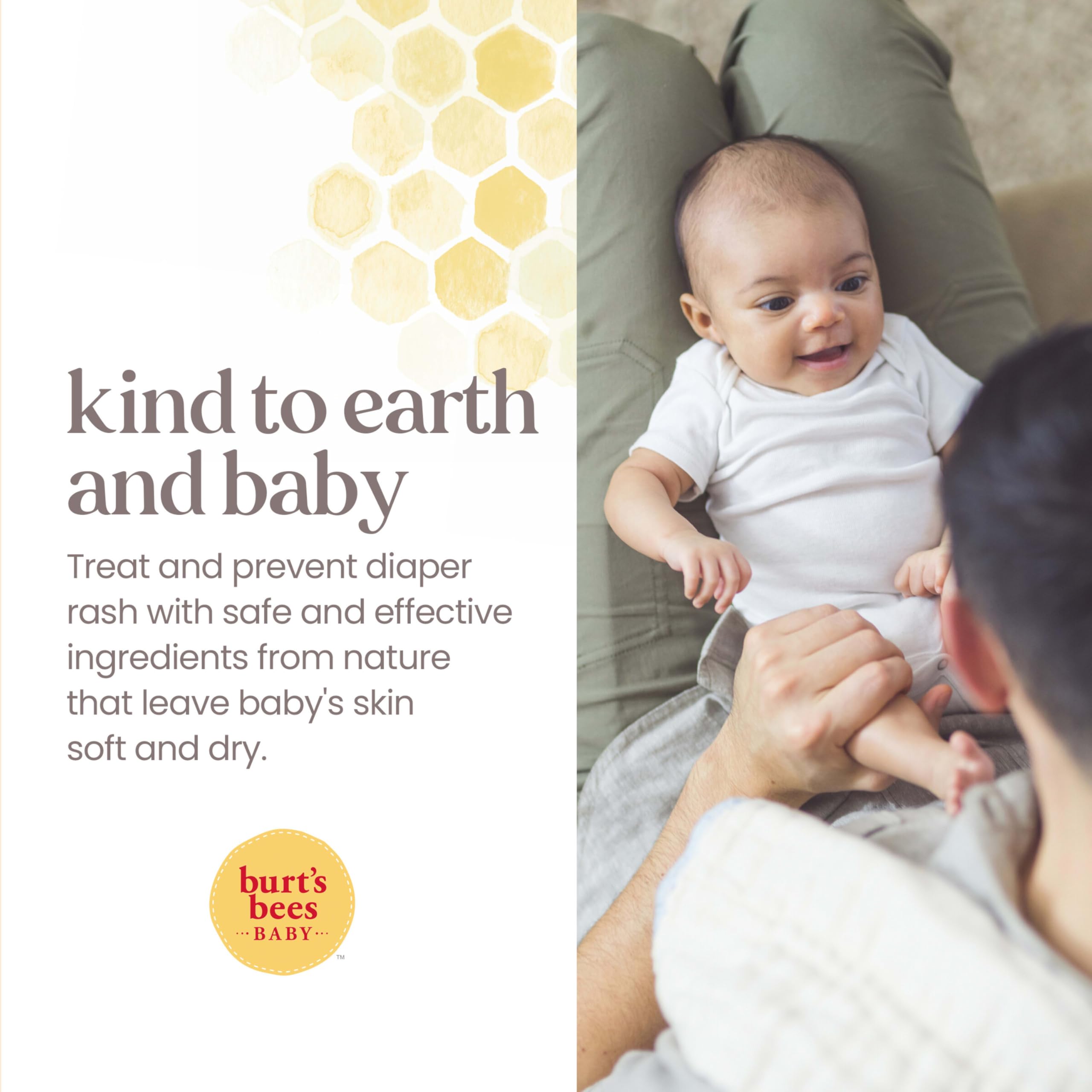 Burt's Bees etiqueta con lista de ingredientes naturales clara