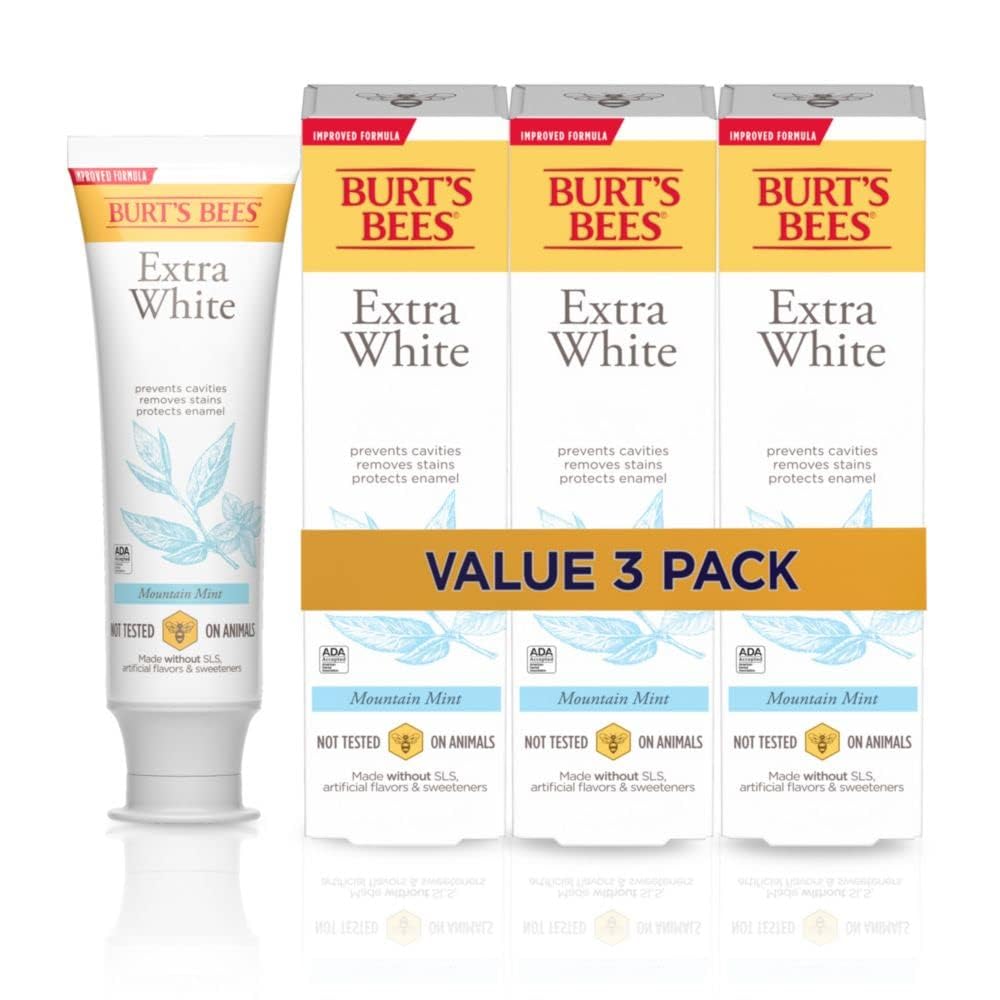 Burt's Bees tubo frontal Mountain Mint mostrando envase limpio y fresco