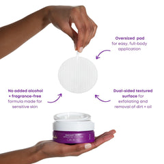 Uso del pad Bushbalm en línea del bikini para reducir vellos enquistados
