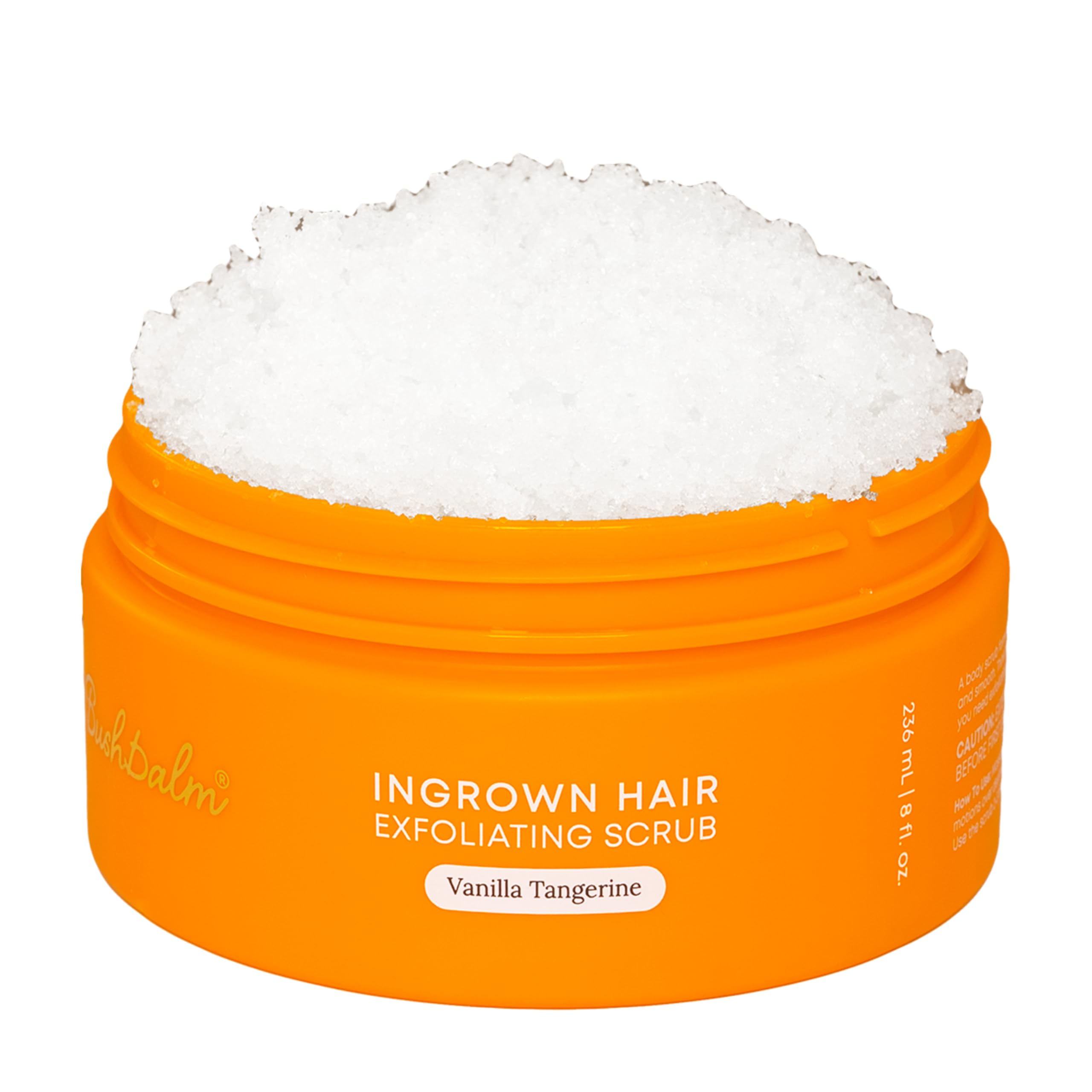 Bushbalm envase frontal Vanilla Tangerine mostrando tamaño y diseño atractivo