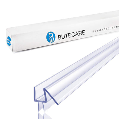 Butecare etiqueta con indicaciones de material y ajuste para vidrio de 3/8 pulgadas