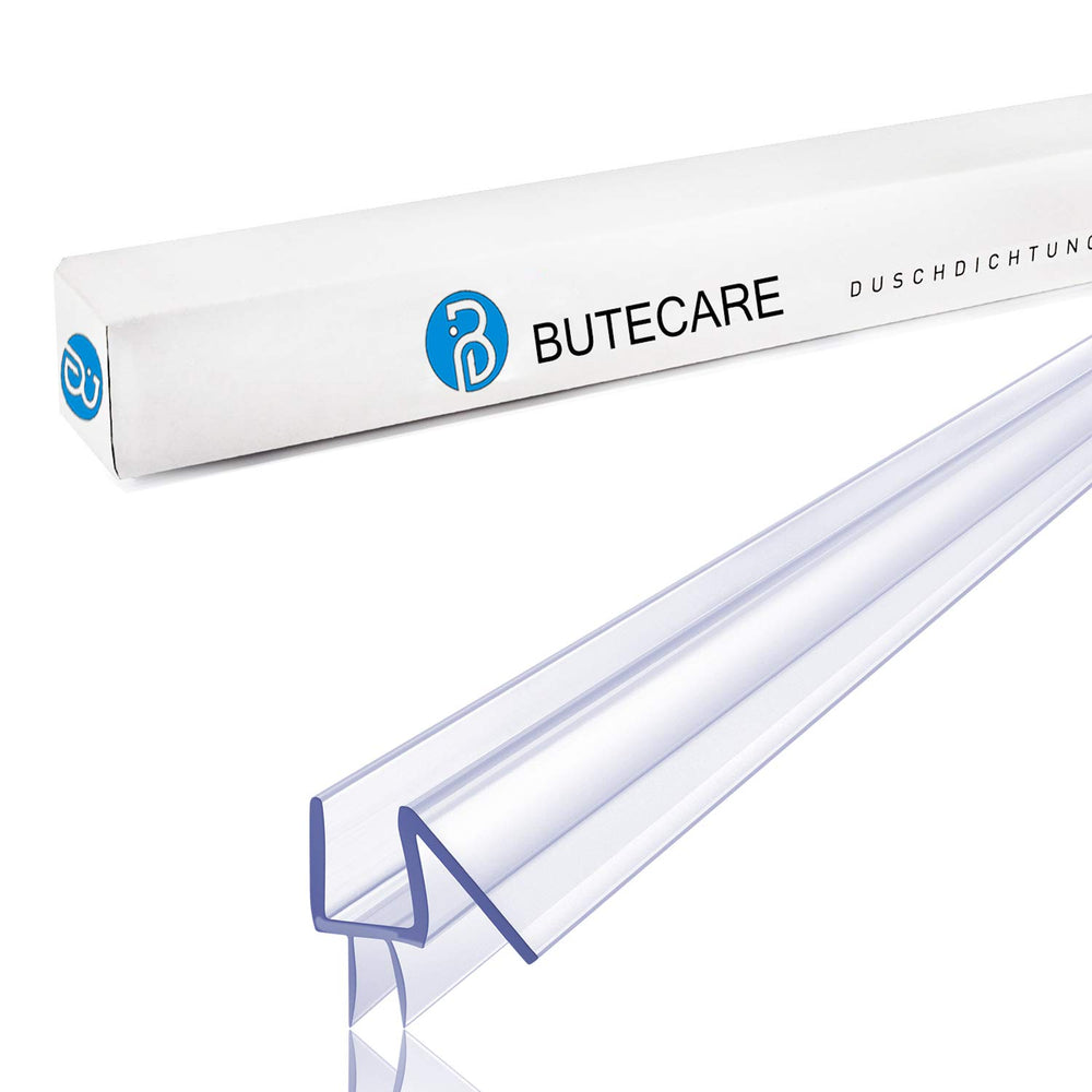 Butecare etiqueta con indicaciones de material y ajuste para vidrio de 3/8 pulgadas