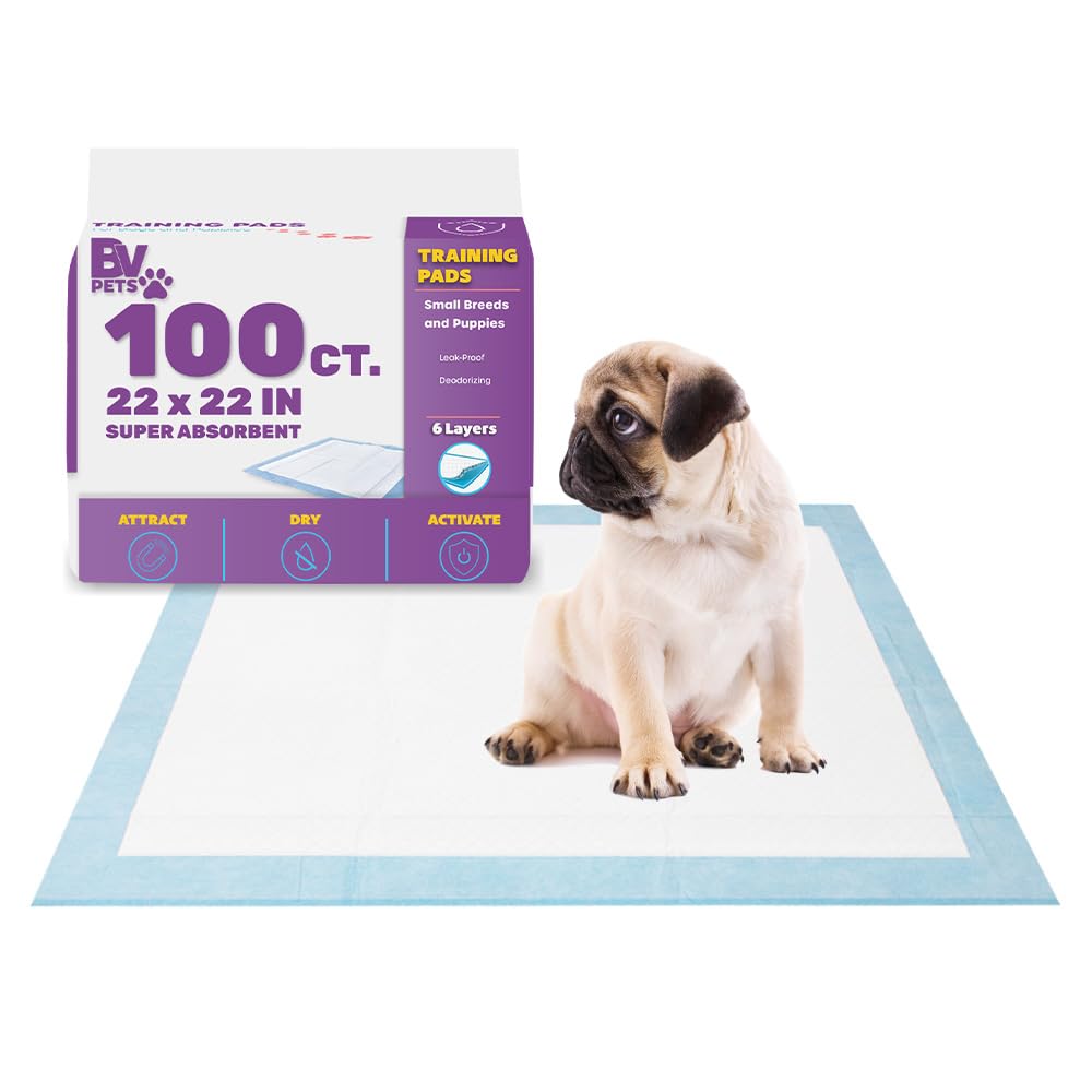 BV pad front packaging showing product and pack size benefits