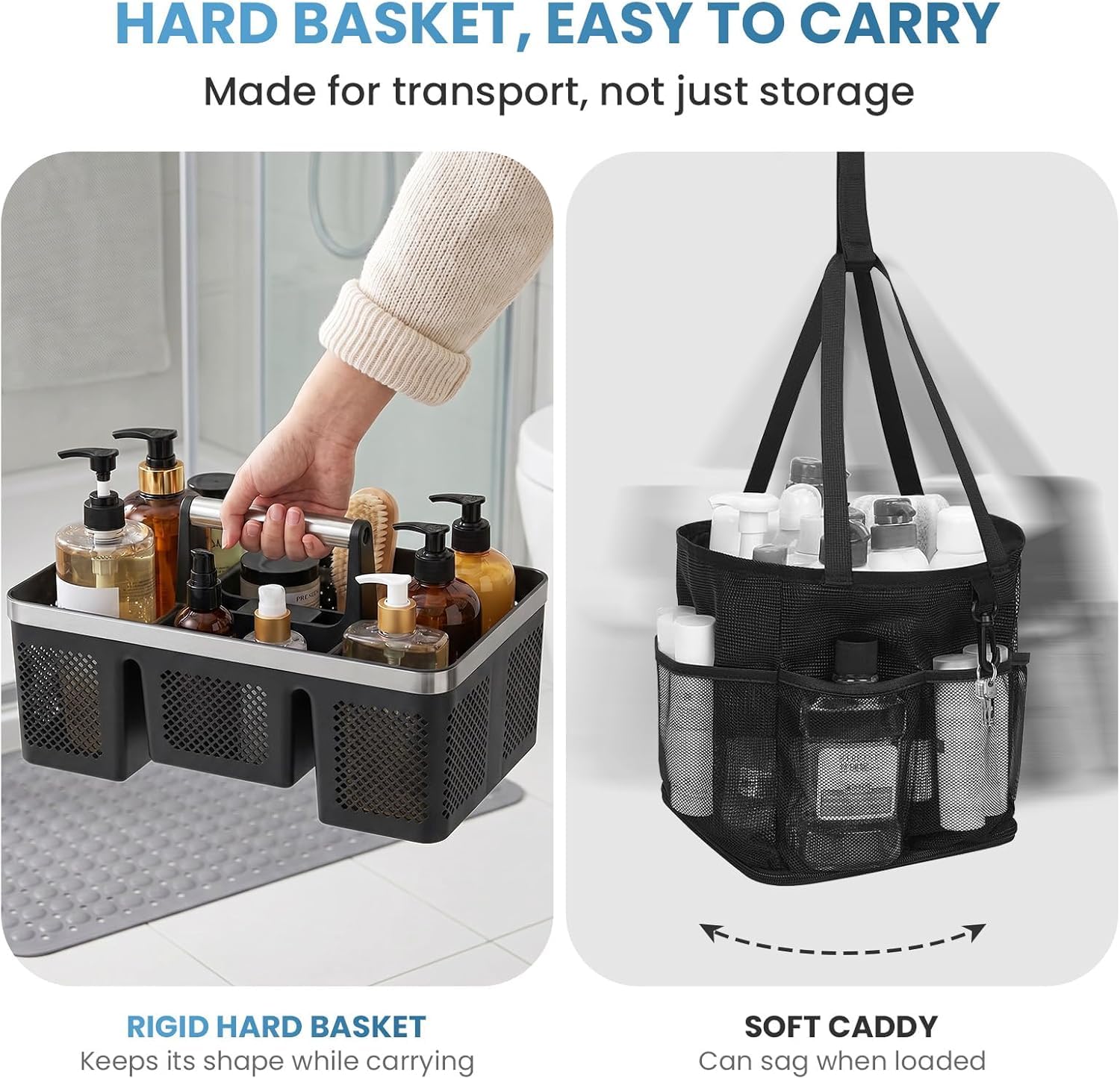 BYUNER caddy colocado en dormitorio universitario optimizando espacio