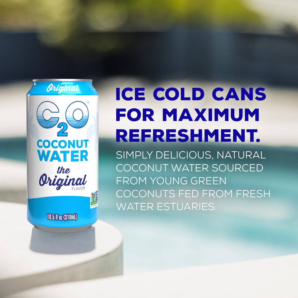 C2O close-up can top and tab highlighting easy-open convenience