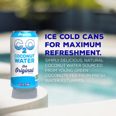 C2O close-up can top and tab highlighting easy-open convenience