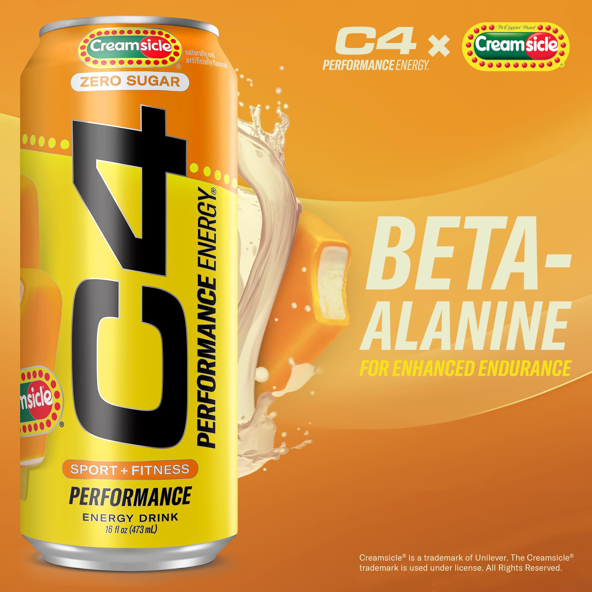 C4 comparación tamaño con mano para apreciar la lata de 16 fl oz